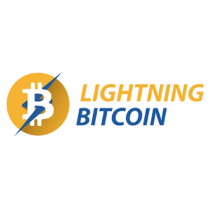 Lightning Bitcoin logo.